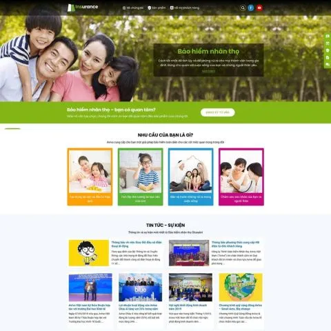 Theme wordpress công ty bảo hiểm