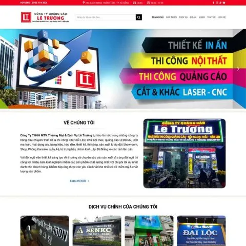 Theme wordpress làm biển quảng cáo