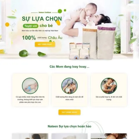 Theme wordpress bán bỉm