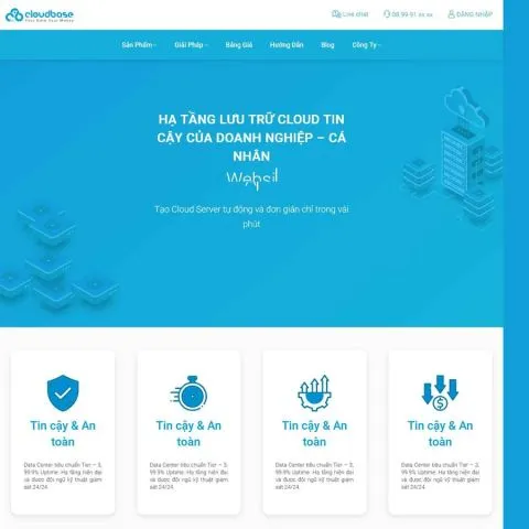 Theme wordpress bán hosting ,máy chủ vps