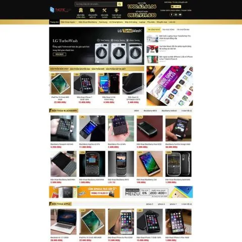 Theme wordpress bán điện thoại