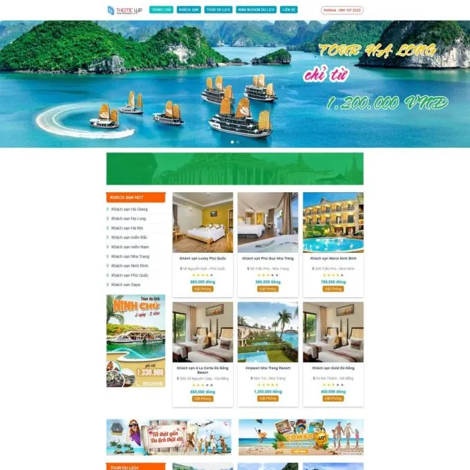 Theme wordpress du lịch 02