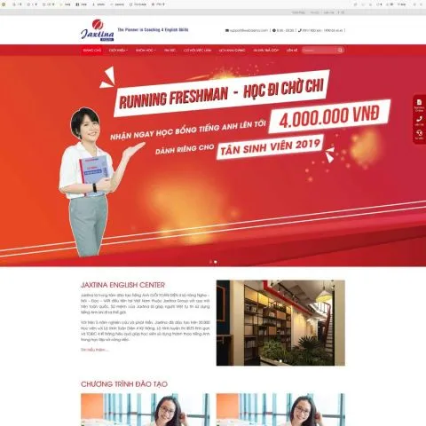 Theme WordPress học tiếng anh