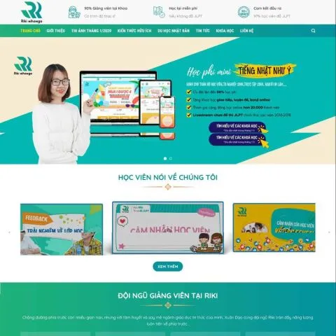 Theme wordpress học tiếng nhật