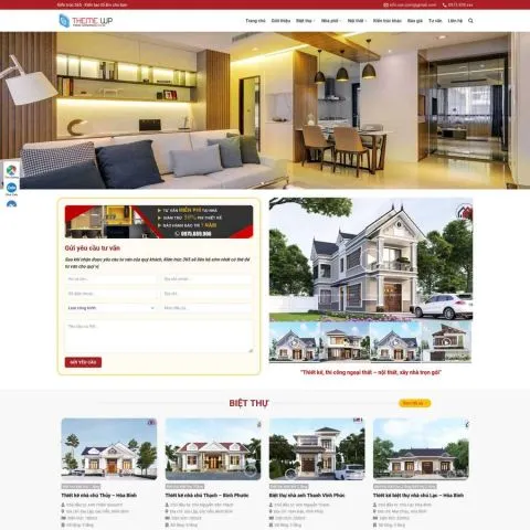 Theme wordpress công ty kiến trúc xây dựng 03