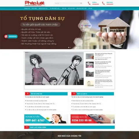 Theme wordpress công ty luật