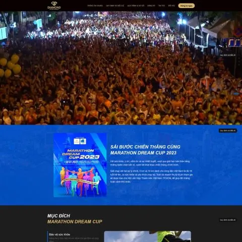 Theme wordpress giải chạy marathon