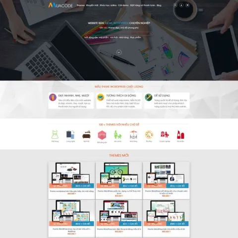 Theme wordpress web bán theme muatheme