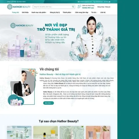 Theme wordpress mỹ phẩm 16