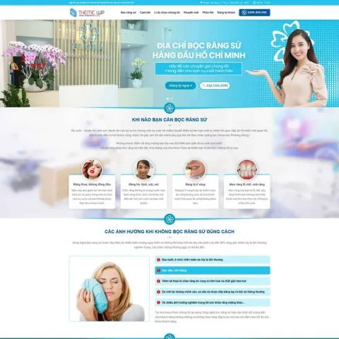 Theme wordpress phòng khám nha khoa 2