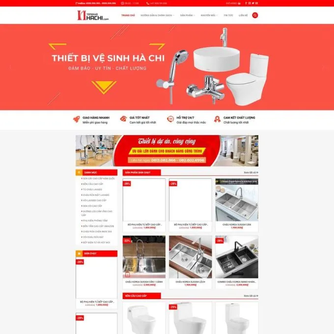 Theme wordpress công ty nội thất thiết bị vệ sinh 9