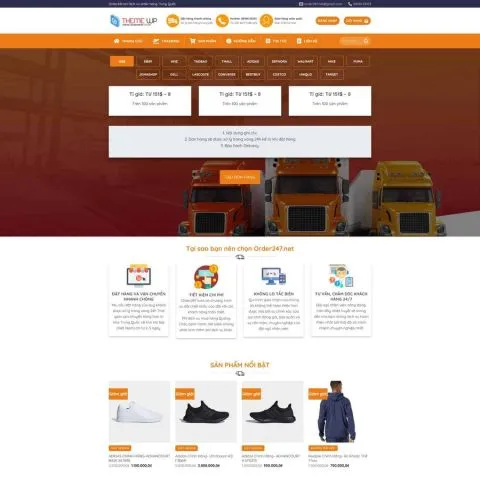 Theme wordpress dịch vụ oder 247