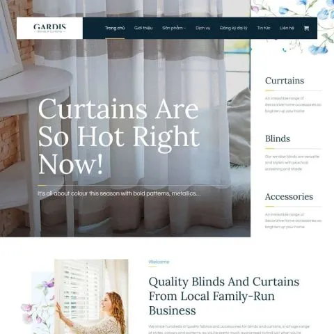 Theme wordpress bán rèm cửa