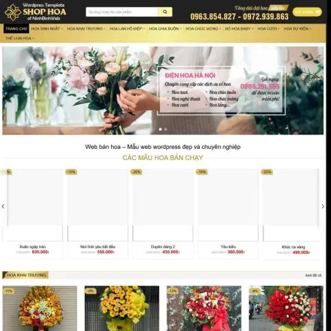 Theme wordpress shop hoa 1