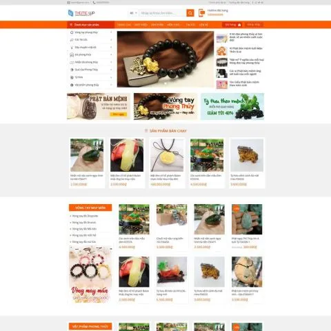 Theme wordpress shop phong thủy