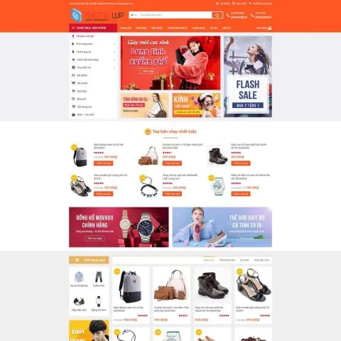 Theme wordpress shop thời trang 2