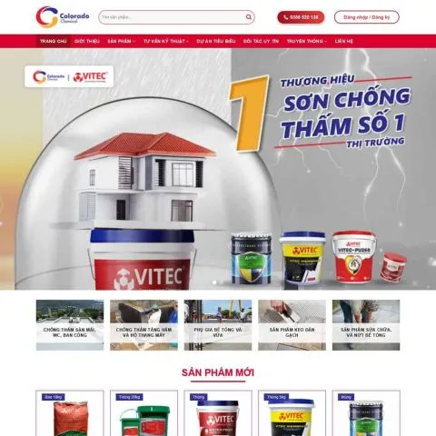 Theme wordpress sơn nước