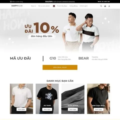 Theme wordpress shop thời trang quần áo nam 13