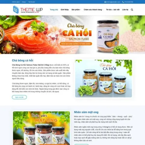 Theme wordpress bán hàng thực phẩm 19