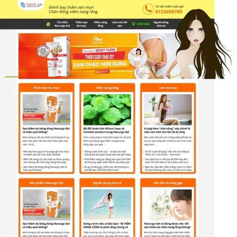 Theme wordpress bán hàng thực phẩm chức năng 20