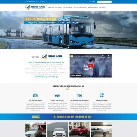 Theme wordpress cho thuê xe 5