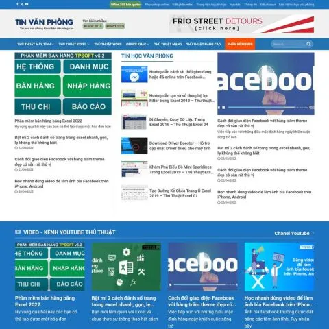 Theme wordpress tin tức tin học văn phòng